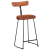 Hokery barowe 2 szt. 49x43x88 cm Drewno lite Mango