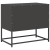Szafka pod telewizor, czarna, 68x39x60,5 cm, stalowa