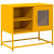 Szafka pod telewizor, musztardowa, 68x39x60,5 cm, stalowa