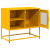 Szafka pod telewizor, musztardowa, 68x39x60,5 cm, stalowa