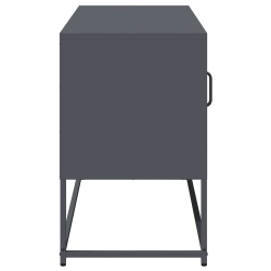 Szafka pod telewizor, antracytowa, 100,5x39x60,5 cm, stalowa