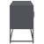 Szafka pod telewizor, antracytowa, 100,5x39x60,5 cm, stalowa