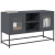 Szafka pod telewizor, antracytowa, 100,5x39x60,5 cm, stalowa