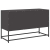 Szafka pod telewizor, czarna, 100,5x39x60,5 cm, stalowa