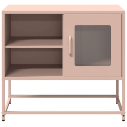 Szafka pod telewizor, różowa, 68x39x60,5 cm, stalowa