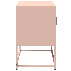 Szafka pod telewizor, różowa, 68x39x60,5 cm, stalowa