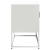 Szafka pod telewizor, biała, 68x39x60,5 cm, stalowa