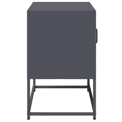 Szafka pod telewizor, antracytowa, 68x39x60,5 cm, stalowa