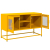 Szafka pod telewizor, musztardowa, 100,5x39x60,5 cm, stalowa
