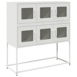 Szafka, biała, 100,5x39x107 cm, stal walcowana na zimno