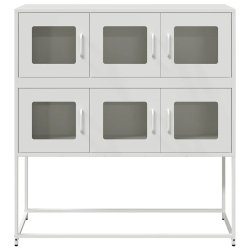 Szafka, biała, 100,5x39x107 cm, stal walcowana na zimno