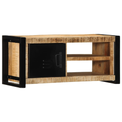Szafka RTV 80x30x35 cm lite drewno surowe mango