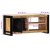 Szafka RTV 80x30x35 cm lite drewno surowe mango