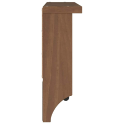 Wieszak ścienny na ubrania SANDNES 45x12x35cm Drewno lite Sosna