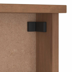 Wieszak ścienny na ubrania SANDNES 45x12x35cm Drewno lite Sosna