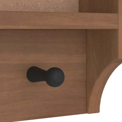 Wieszak ścienny na ubrania SANDNES 45x12x35cm Drewno lite Sosna
