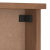 Wieszak ścienny na ubrania SANDNES 45x12x35cm Drewno lite Sosna