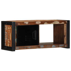 Szafka RTV 80x30x35 cm Drewno lite odzyskane