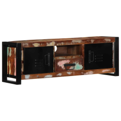 Szafka RTV 100x30x35 cm Drewno lite odzyskane