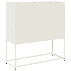 Szafka, biała, 100,5x39x107 cm, stal walcowana na zimno