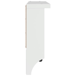 Wieszak ścienny na ubrania SANDNES 45x12x35cm Drewno lite Sosna