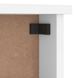 Wieszak ścienny na ubrania SANDNES 45x12x35cm Drewno lite Sosna