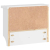 Wieszak ścienny na ubrania SANDNES 45x12x35cm Drewno lite Sosna