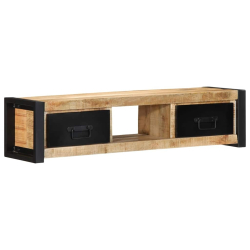 Szafka RTV 100x30x25 cm lite drewno surowe mango