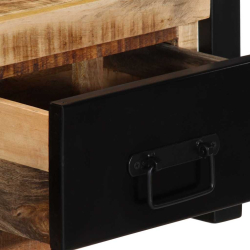 Szafka RTV 100x30x25 cm lite drewno surowe mango
