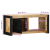 Szafka RTV 80x30x35 cm lite drewno surowe mango