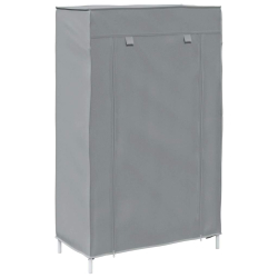 Szafka na buty Szara 60,5x30x97 cm Tkanina Non-woven