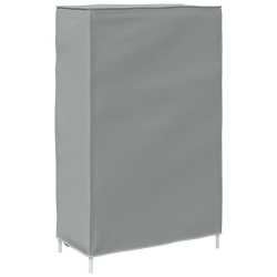 Szafka na buty Szara 60,5x30x97 cm Tkanina Non-woven