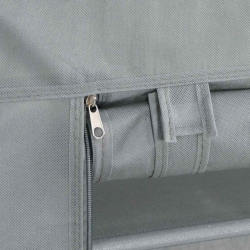 Szafka na buty Szara 60,5x30x97 cm Tkanina Non-woven
