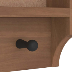 Wieszak ścienny na ubrania SANDNES 87x12x35cm Drewno lite Sosna