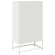 Komoda biała 68x39x123 cm stal