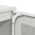 Komoda biała 68x39x123 cm stal