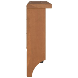 Wieszak ścienny na ubrania SANDNES 87x12x35cm Drewno lite Sosna
