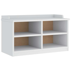 Ławka do przedpokoju "SANDNES" 87x40x50 cm Drewno lite Sosna