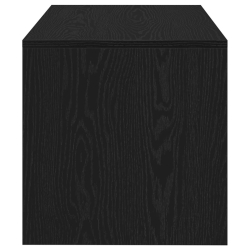 Szafka RTV Czarny Dąb 60x40x40 cm Drewno klejone