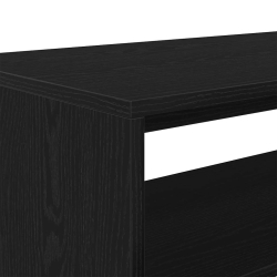 Szafka RTV Czarny Dąb 60x40x40 cm Drewno klejone