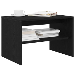 Szafka RTV Czarny Dąb 60x40x40 cm Drewno klejone