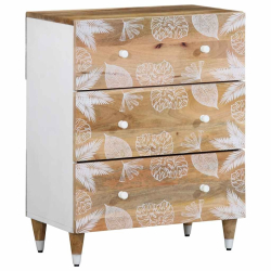 Komody 2 szt. 60x33,5x75 cm Drewno lite Mango