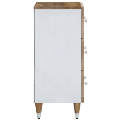 Komody 2 szt. 60x33,5x75 cm Drewno lite Mango
