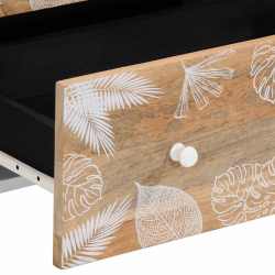 Komody 2 szt. 60x33,5x75 cm Drewno lite Mango