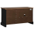 Szafka RTV HALDEN z drzwiami przesuwnymi Czarna 110x40x60 cm