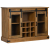 Komoda HALDEN 2 Drzwi przesuwne 112x40x80 cm Drewno lite
