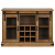 Komoda HALDEN 2 Drzwi przesuwne 112x40x80 cm Drewno lite