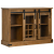 Komoda HALDEN 2 Drzwi przesuwne 112x40x80 cm Drewno lite