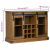 Komoda HALDEN 2 Drzwi przesuwne 112x40x80 cm Drewno lite