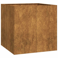 Doniczka Rusty 80x80x80 cm Stal nierdzewna